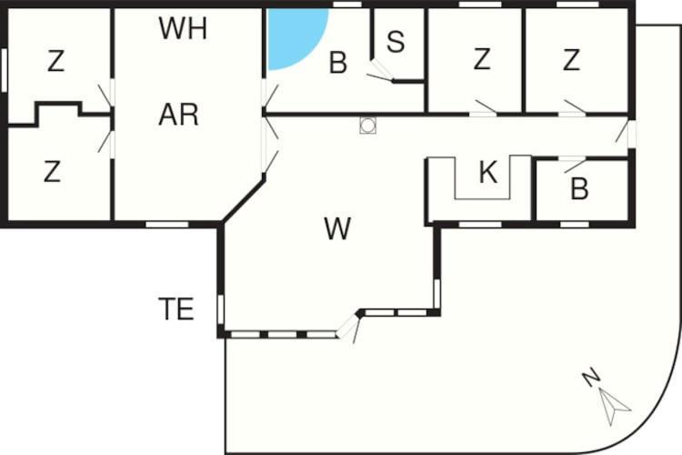 Four-Bedroom Holiday Home In Idestrup 3 Bøtø By Zewnętrze zdjęcie